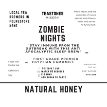 Load image into Gallery viewer, Zombie Nights Herbal Camomile Tea