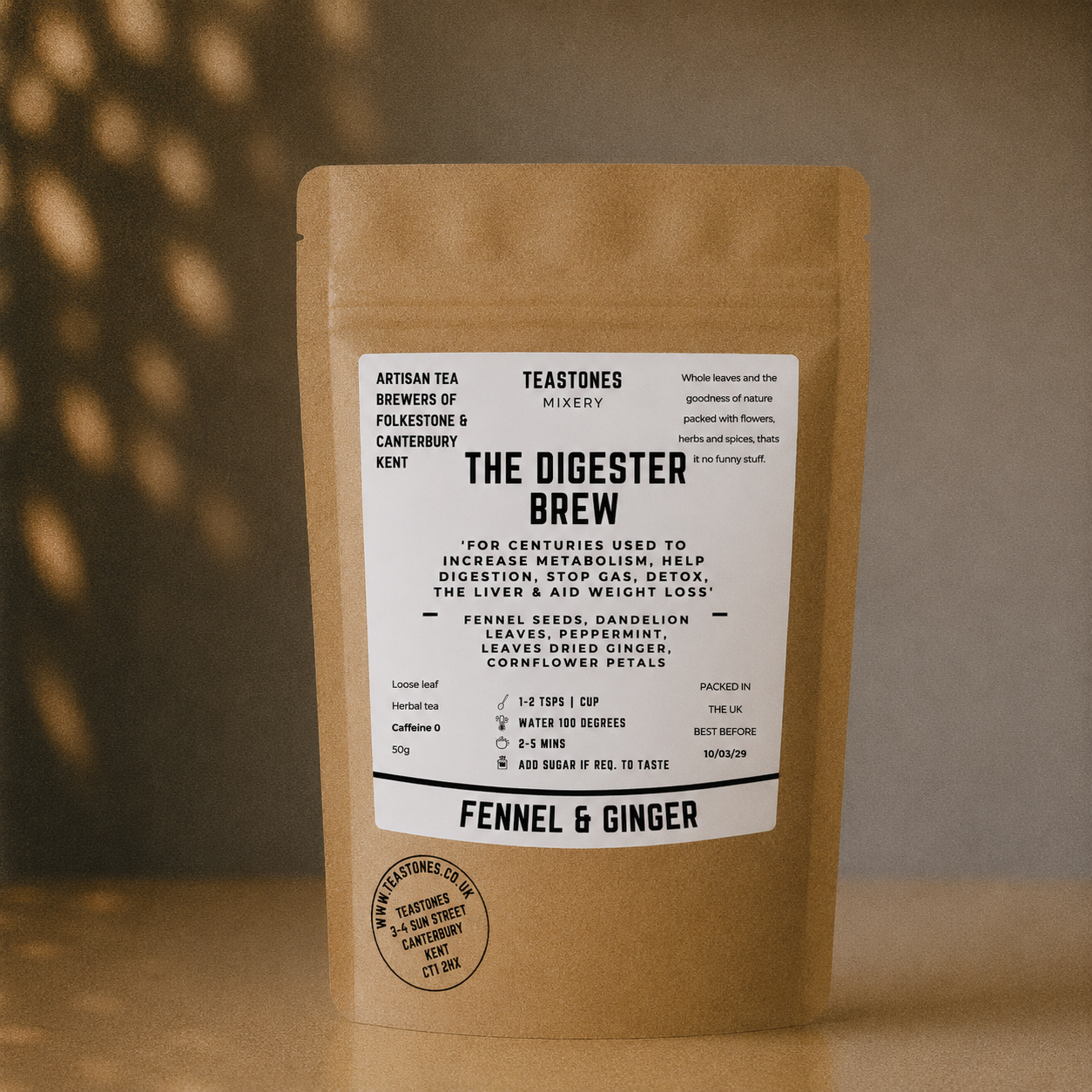 The Digester Brew with Fennel & Ginger