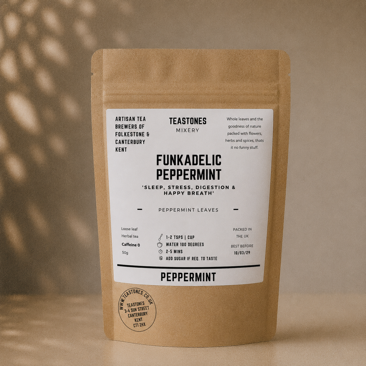 Funkadelic Peppermint  Herbal Tea Peppermint