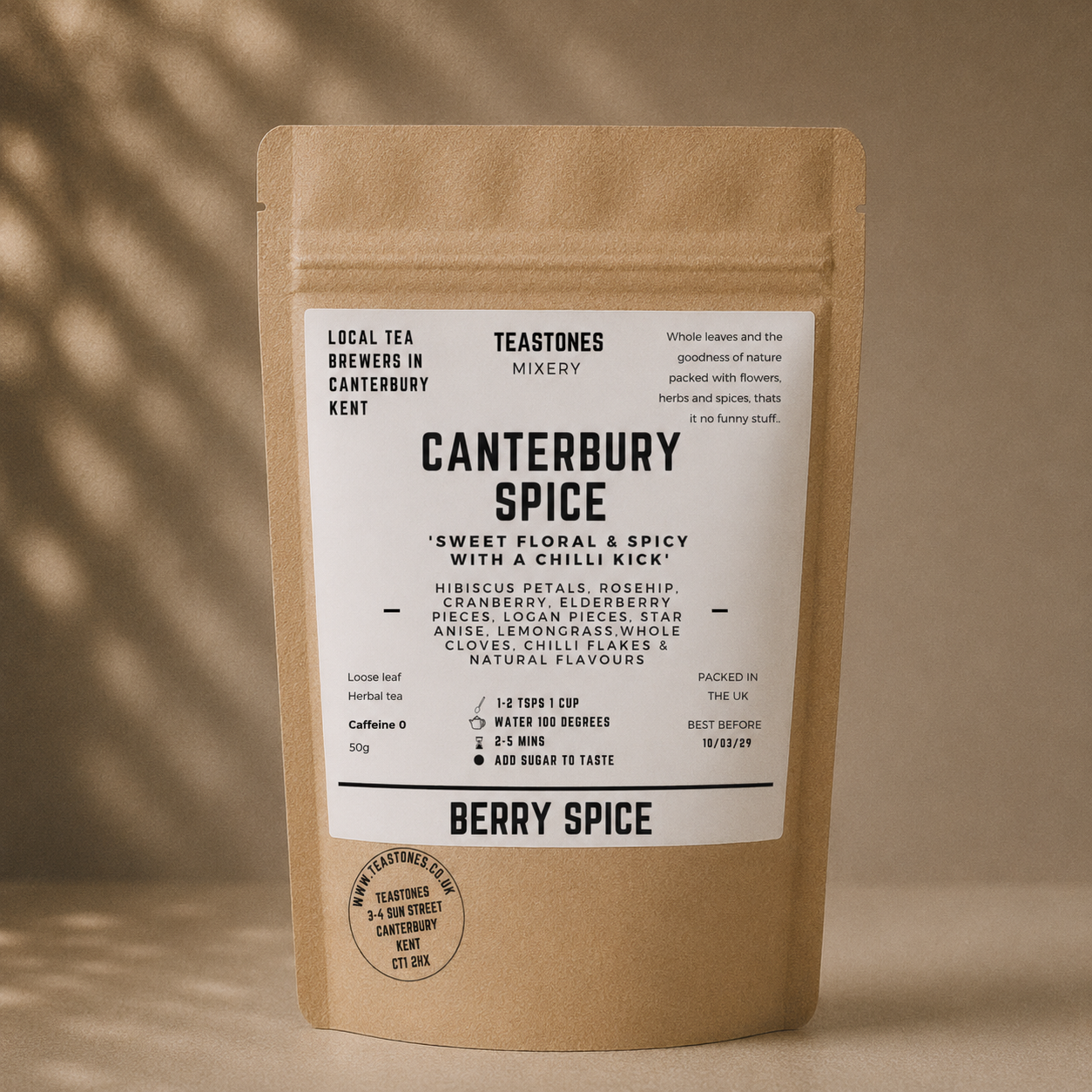 Canterbury Spice — Immune-Boosting Fruit & Chilli Herbal Tea