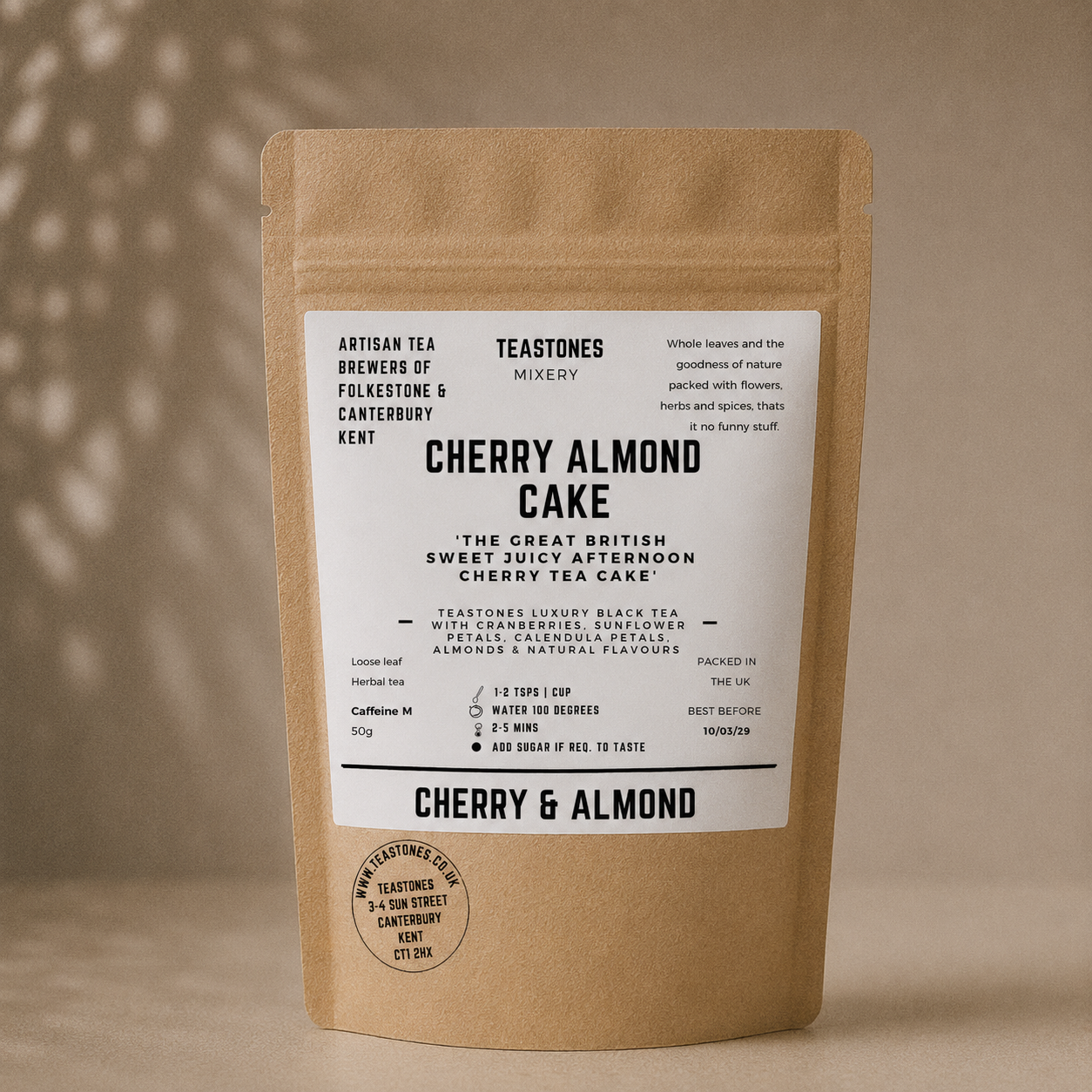 Cherry Almond Cake Black Tea with Cherry & Almonds