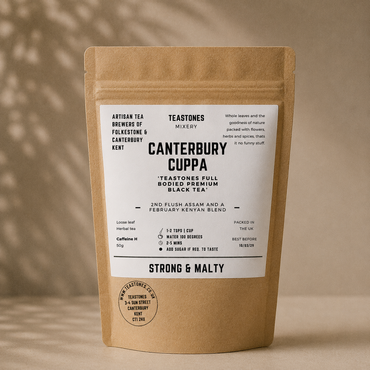 Canterbury Cuppa Our Luxury House Black Tea