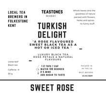 Load image into Gallery viewer, Turkish Delight         Rose Black Tea