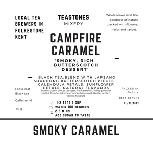 Campfire Caramel          Black Tea with Smoky Caramel