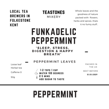 Load image into Gallery viewer, Funkadelic Peppermint  Herbal Tea Peppermint