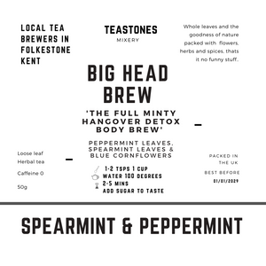 Big Head Brew Herbal Tea Spearmint & Peppermint