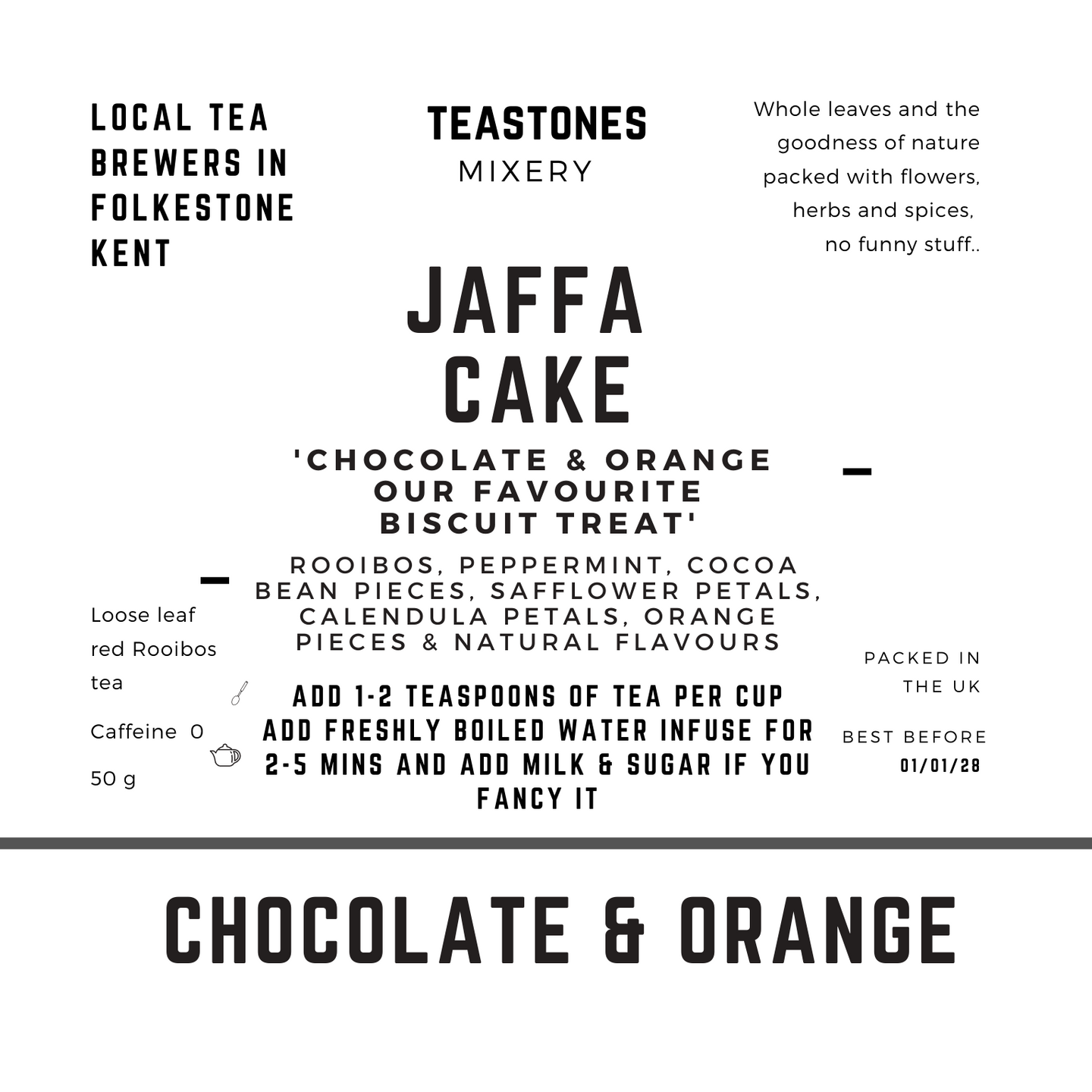 Jaffa Cake Rooibos Tea Chocolate & Orange