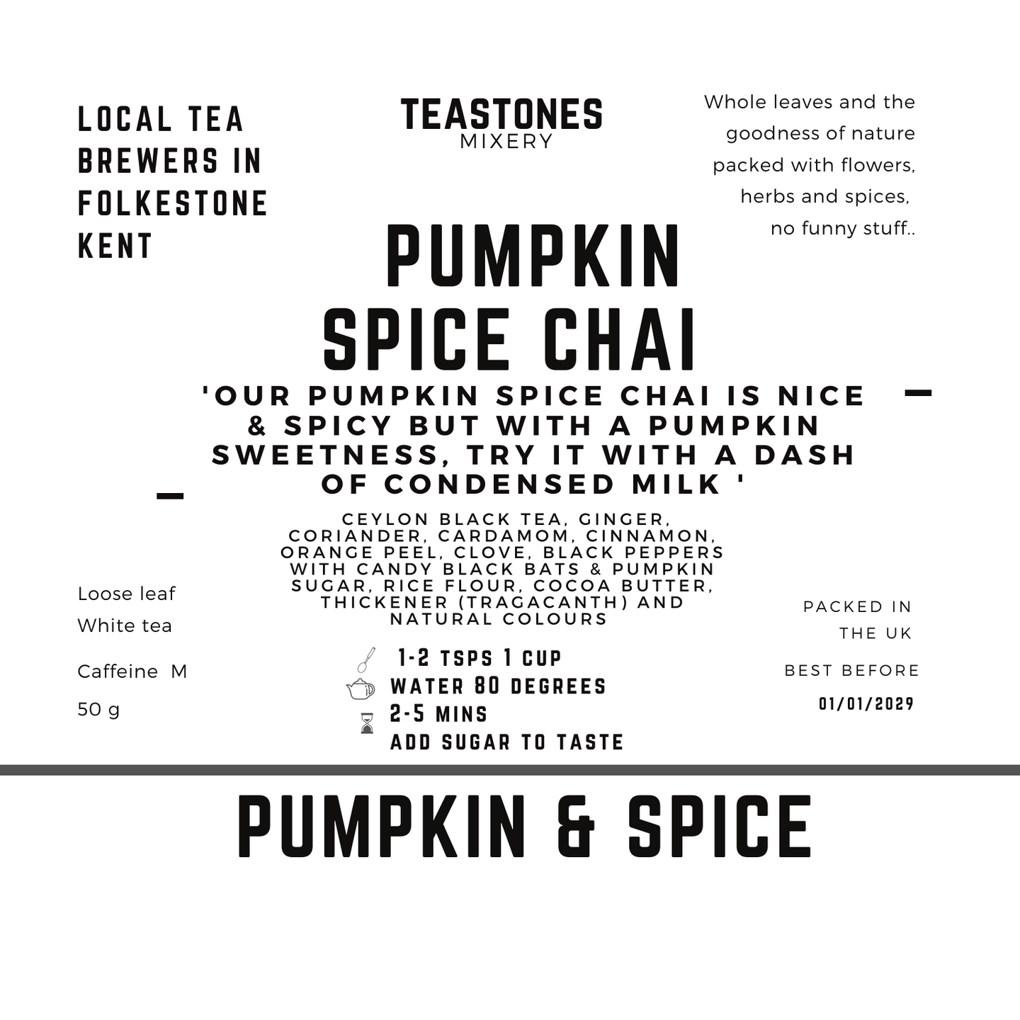 Pumpkin Spice Chai