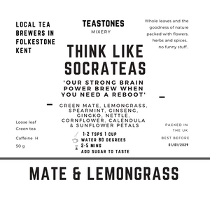 Think Like Socrateas Green Mate Brain reboot Tea